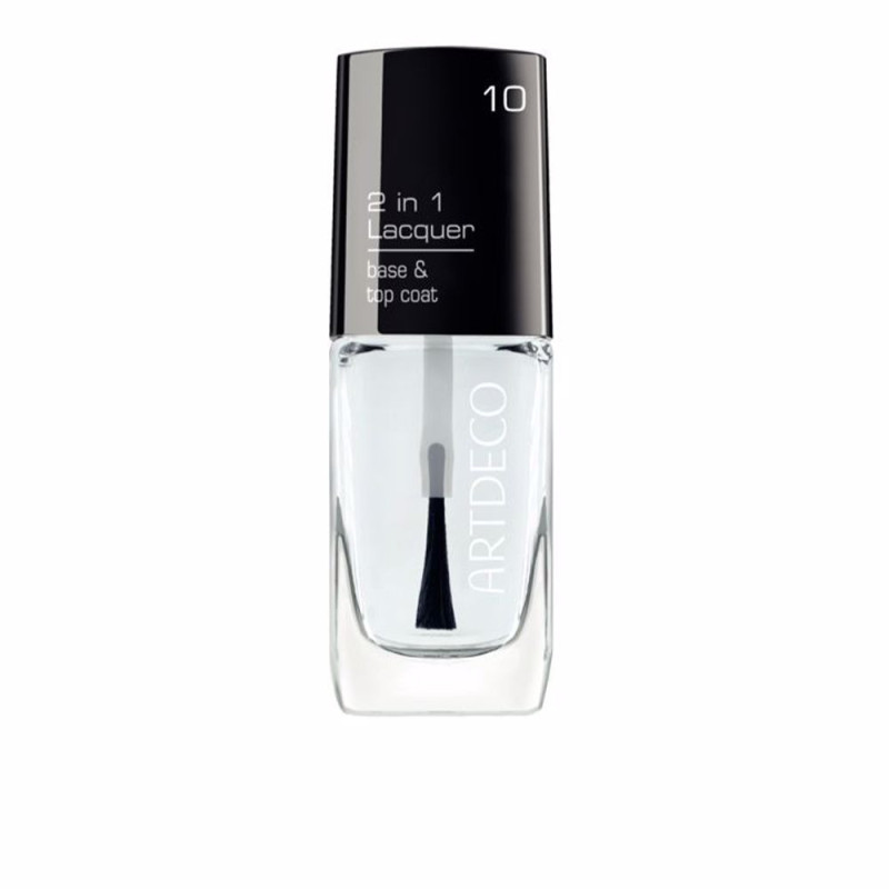 2 IN 1 LACQUER base & top coat 10 ml by ARTDECO for Unisex