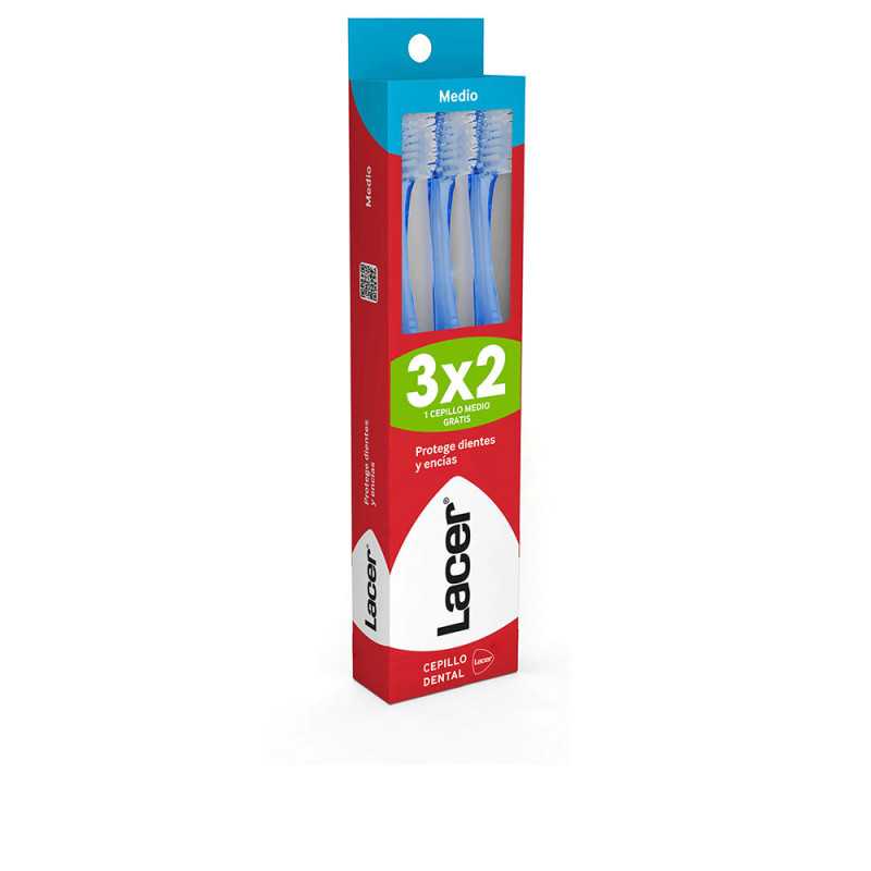 CEPILLO DENTAL medio pack 3 u by LACER for Unisex CEPILLO DENTAL medio pack 3 u by LACER for Unisex
