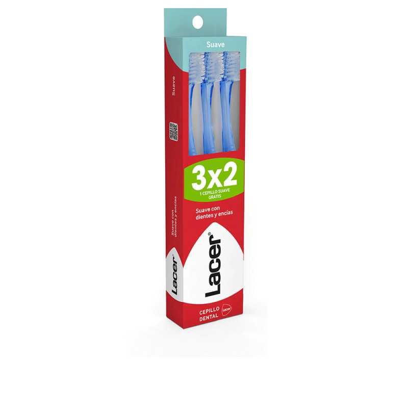 CEPILLO DENTAL suave pack 3 u by LACER for Unisex CEPILLO DENTAL suave pack 3 u by LACER for Unisex