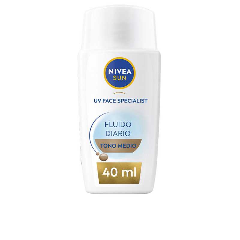 SUN FLUIDO DIARIO proteccion facial SPF50 tono medio 40 ml by NIVEA for Unisex SUN FLUIDO DIARIO proteccion facial SPF50 tono medio 40 ml by NIVEA for Unisex