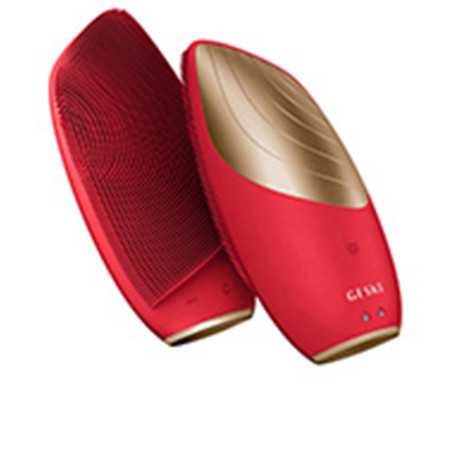SMART APP GUIDED cepillo facial sonico 6 en 1 rojo 1 u by GESKE for Unisex