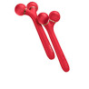 SMART APP GUIDED rodillo facial sonico 4 en 1 rojo 1 u by GESKE for Unisex