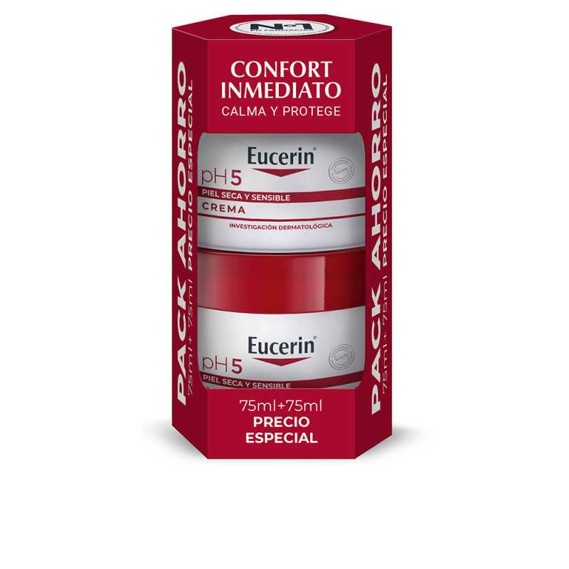 PH5 crema piel sensible pack 2 x 75 ml by EUCERIN for Unisex PH5 crema piel sensible pack 2 x 75 ml by EUCERIN for Unisex