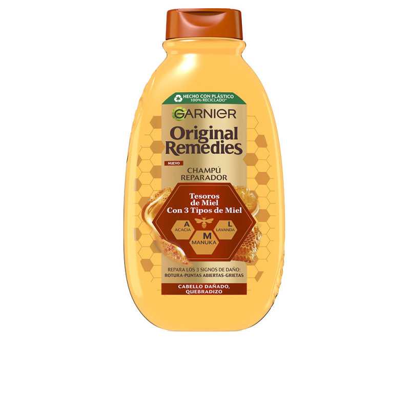 ORIGINAL REMEDIES champú tesoros de miel 400 ml by GARNIER for Unisex ORIGINAL REMEDIES champú tesoros de miel 400 ml by GARNIER for Unisex