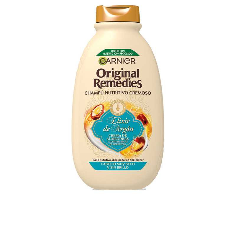 ORIGINAL REMEDIES champú elixir de argán 400 ml by GARNIER for Unisex ORIGINAL REMEDIES champú elixir de argán 400 ml by GARNIER for Unisex