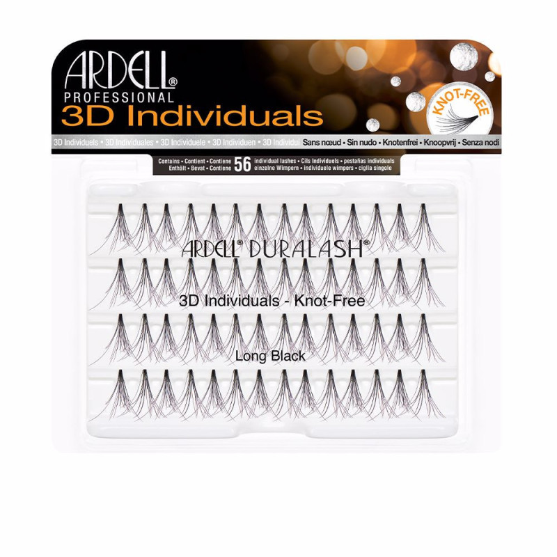 PESTANAS POSTIZAS 3D INDIVIDUALES long black 1 u by ARDELL for Unisex