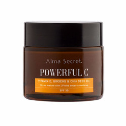 POWERFUL C antiedad iluminadora chía SPF30 50 ml by ALMA SECRET for Unisex