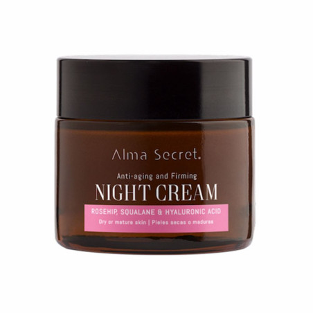 NIGHT CREAM multi-reparadora antiedad pieles sensibles 50 ml by ALMA SECRET for Unisex