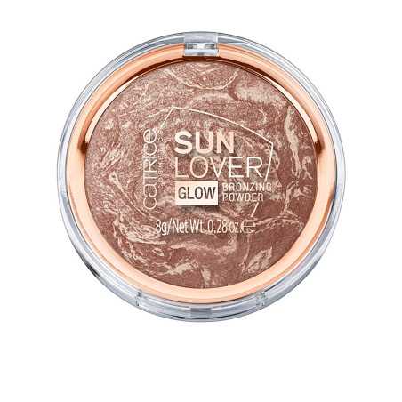 SUN LOVER GLOW bronzing powder 010 sun kissed bronze by CATRICE for Unisex