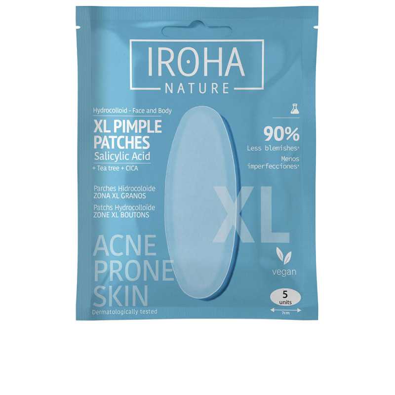 ACNE PRONE SKIN parches hidrocoloide XL 5 u by IROHA for Unisex ACNE PRONE SKIN parches hidrocoloide XL 5 u by IROHA for Unisex