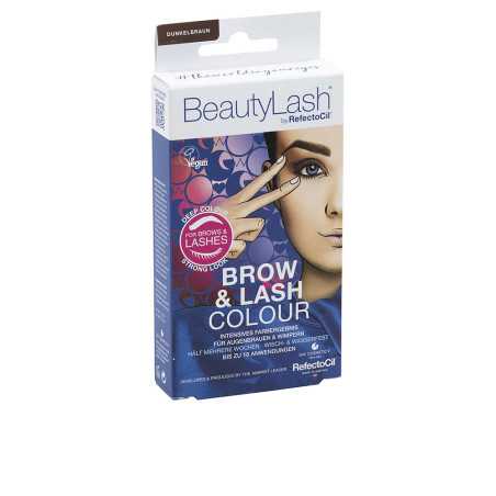 BEAUTYLASH BROW LASH COLOUR kit tinte cejas y pestanas Castano oscuro 1 u by REFECTOCIL for Unisex