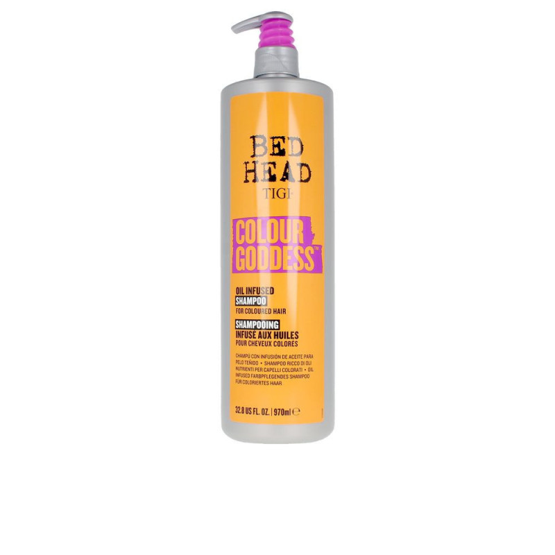 BED HEAD COLOUR GODDESS oil infused shampoo 970 ml by TIGI for Unisex
