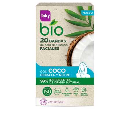BIO COCO bandas de cera faciales depilatorias 20 uds by TAKY for Woman