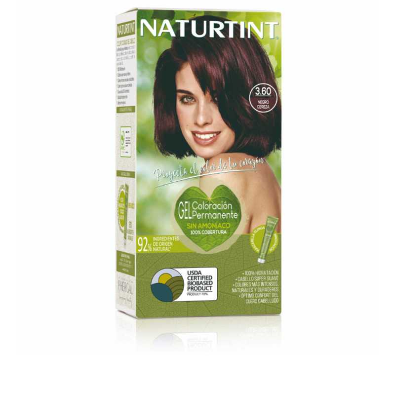 NATURTINT tinte sin amoniaco 360 Negro Cereza 170 ml by NATURTINT for Unisex NATURTINT tinte sin amoniaco 360 Negro Cereza 170 ml by NATURTINT for Unisex