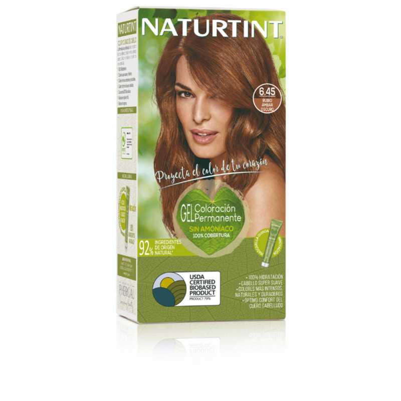 NATURTINT tinte sin amoniaco 645 Rubio Ambar Oscuro 170 ml by NATURTINT for Unisex NATURTINT tinte sin amoniaco 645 Rubio Ambar Oscuro 170 ml by NATURTINT for Unisex