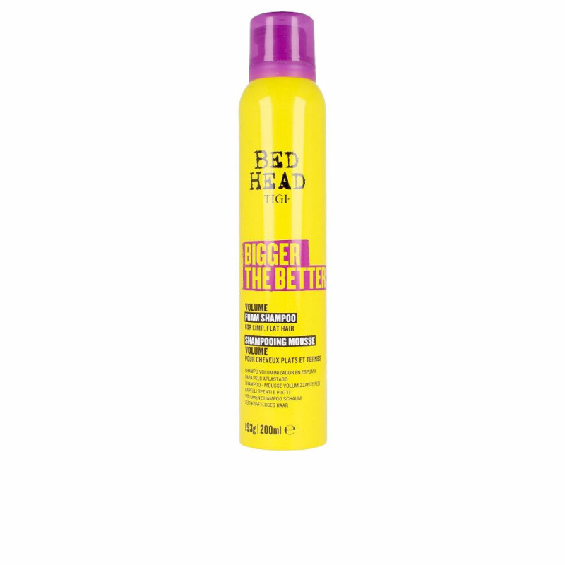 BED HEAD bigger the better volume foam shampoo 200 ml by TIGI for Unisex