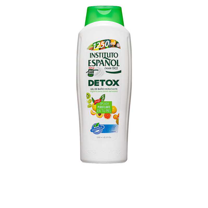 DETOX purificante gel de baño hidratante 1250 ml by INSTITUTO ESPAÑOL for Unisex DETOX purificante gel de baño hidratante 1250 ml by INSTITUTO ESPAÑOL for Unisex