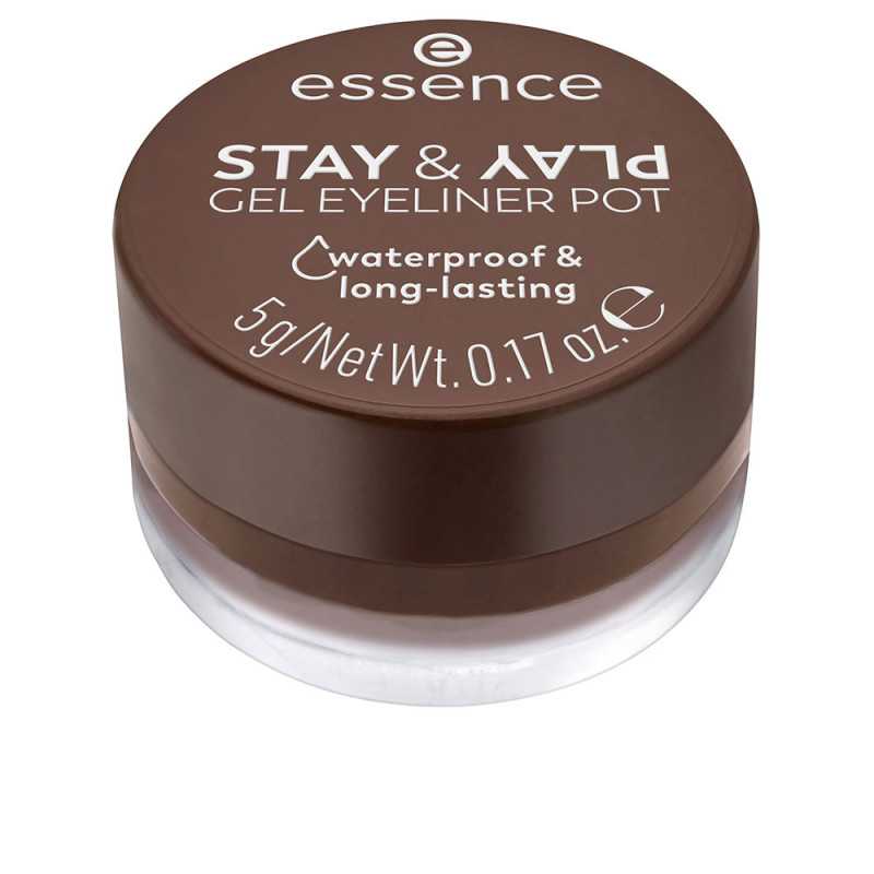 STAY PLAY eyeliner gel en tarro 02 Brown 5 gr by ESSENCE for Unisex STAY PLAY eyeliner gel en tarro 02 Brown 5 gr by ESSENCE for Unisex