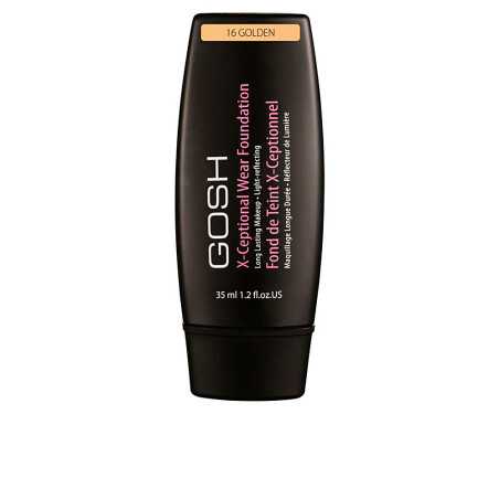 X CEPTIONAL WEAR FOUNDATION long lasting makeup 16 golden 35 ml by GOSH for Unisex