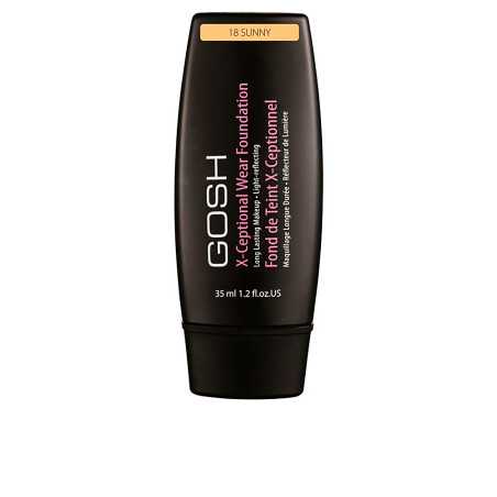 X CEPTIONAL WEAR FOUNDATION long lasting makeup 18 sunny 35 ml by GOSH for Unisex