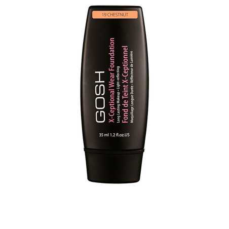 X CEPTIONAL WEAR FOUNDATION long lasting makeup 19 chestnut 35 ml by GOSH for Unisex