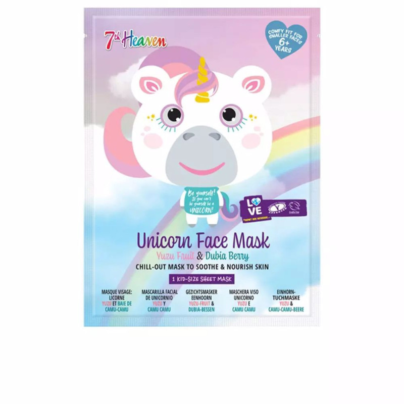 ANIMAL UNICORN face mask 1 u by 7TH HEAVEN for Woman