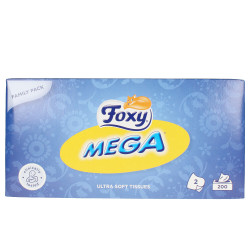 FACIAL MEGA pañuelos 200 u by FOXY for Unisex