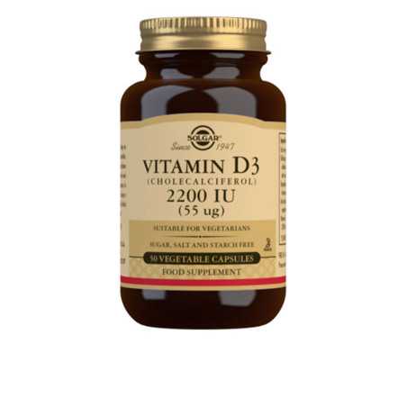 Vitamina D3 2200 Ui 55 Mcg 50 Vcaps by SOLGAR for Unisex