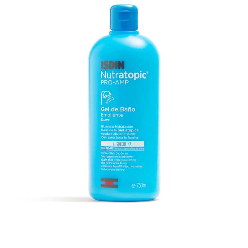 NUTRATOPIC PRO-AMP gel de baño emoliente piel atópica 750 ml by ISDIN for Unisex NUTRATOPIC PRO-AMP gel de baño emoliente piel atópica 750 ml by ISDIN for Unisex