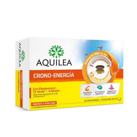 Crono Energía 30 Comprimidos by AQUILEA for Unisex