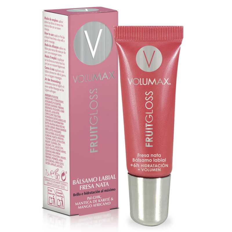FRUITGLOSS hidratacion de labios fresa nata 75 ml by VOLUMAX for Unisex FRUITGLOSS hidratacion de labios fresa nata 75 ml by VOLUMAX for Unisex