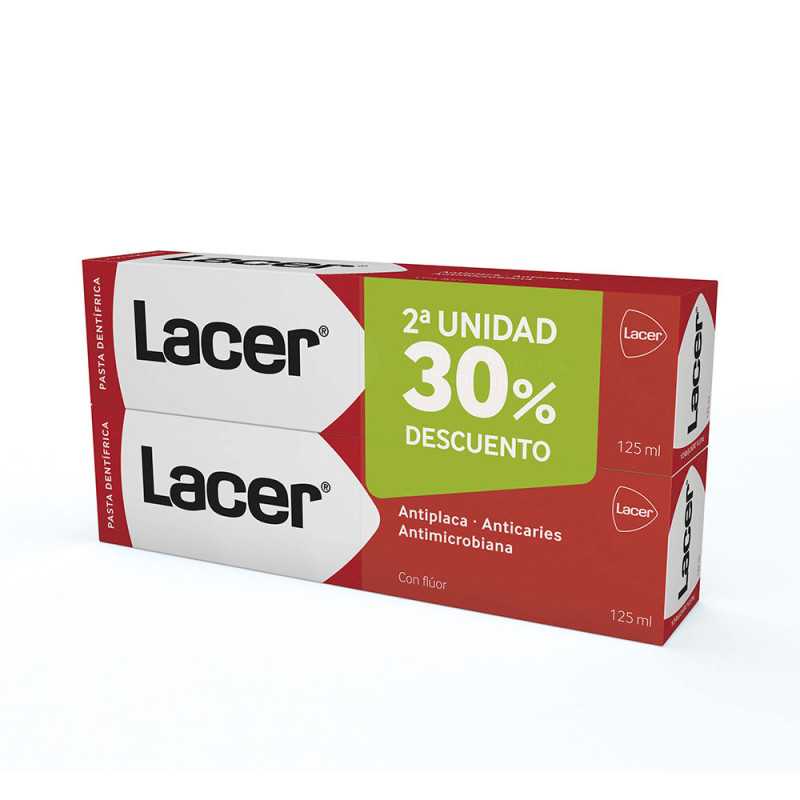 PASTA DENTÍFRICA PACK 2 x 125 ml by LACER for Unisex PASTA DENTÍFRICA PACK 2 x 125 ml by LACER for Unisex