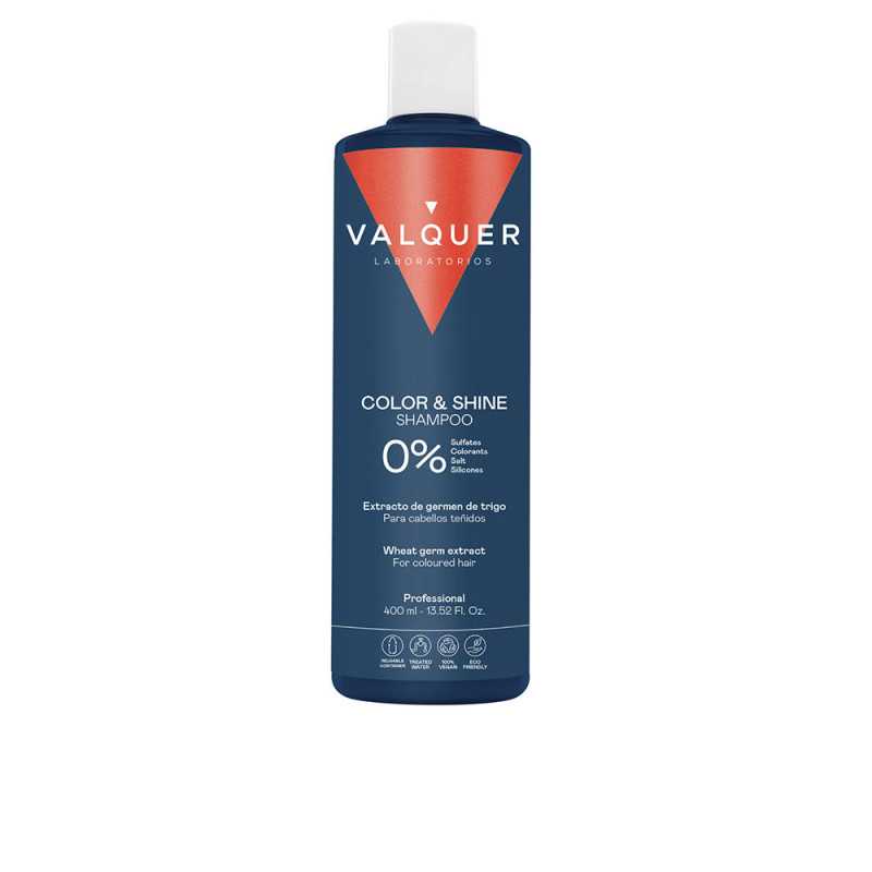 COLOR & SHINE 0% champú para cabellos teñidos 400 ml by VALQUER for Unisex COLOR & SHINE 0% champú para cabellos teñidos 400 ml by VALQUER for Unisex