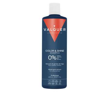 COLOR & SHINE 0% champú para cabellos teñidos 400 ml by VALQUER for Unisex