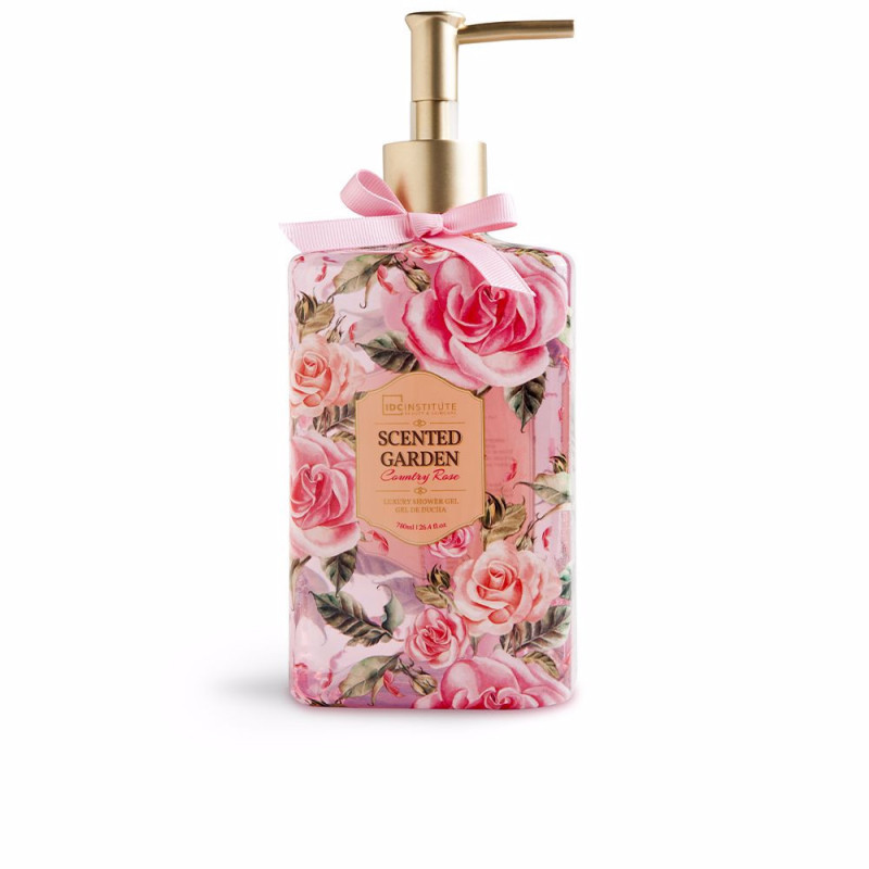 SCENTED GARDEN shower gel country rose 780 ml by IDC INSTITUTE for Unisex