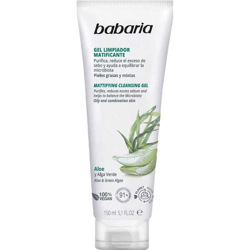 ALOE VERA gel limpiador facial matificante 150 ml by BABARIA for Unisex ALOE VERA gel limpiador facial matificante 150 ml by BABARIA for Unisex