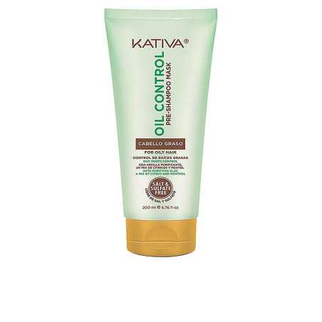 OIL CONTROL pre-shampoo mask 200 ml by KATIVA for Woman