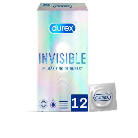 INVISIBLE extra sensitivo preservativos 12 u by DUREX for Man