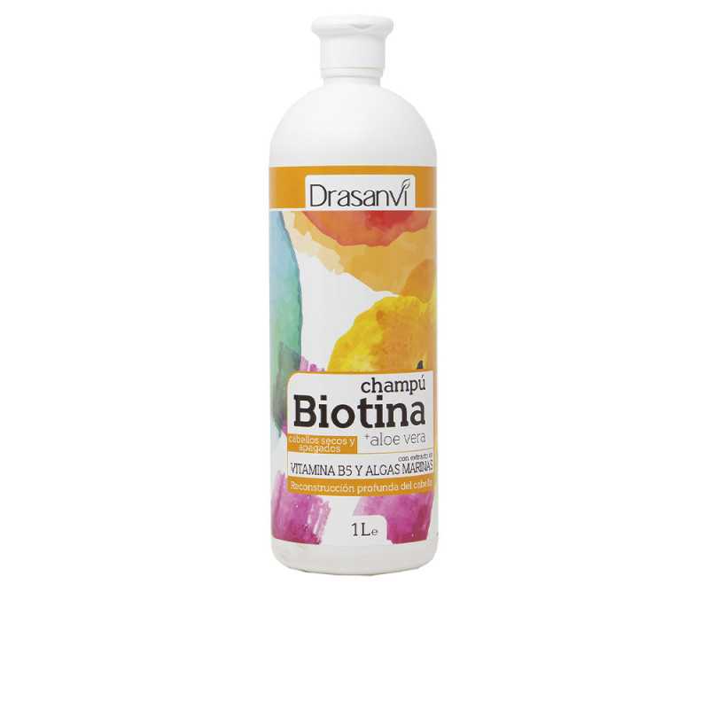 BIOTINA Y ALOE VERA champú cabello seco y apagado 1000 ml by DRASANVI for Unisex BIOTINA Y ALOE VERA champú cabello seco y apagado 1000 ml by DRASANVI for Unisex