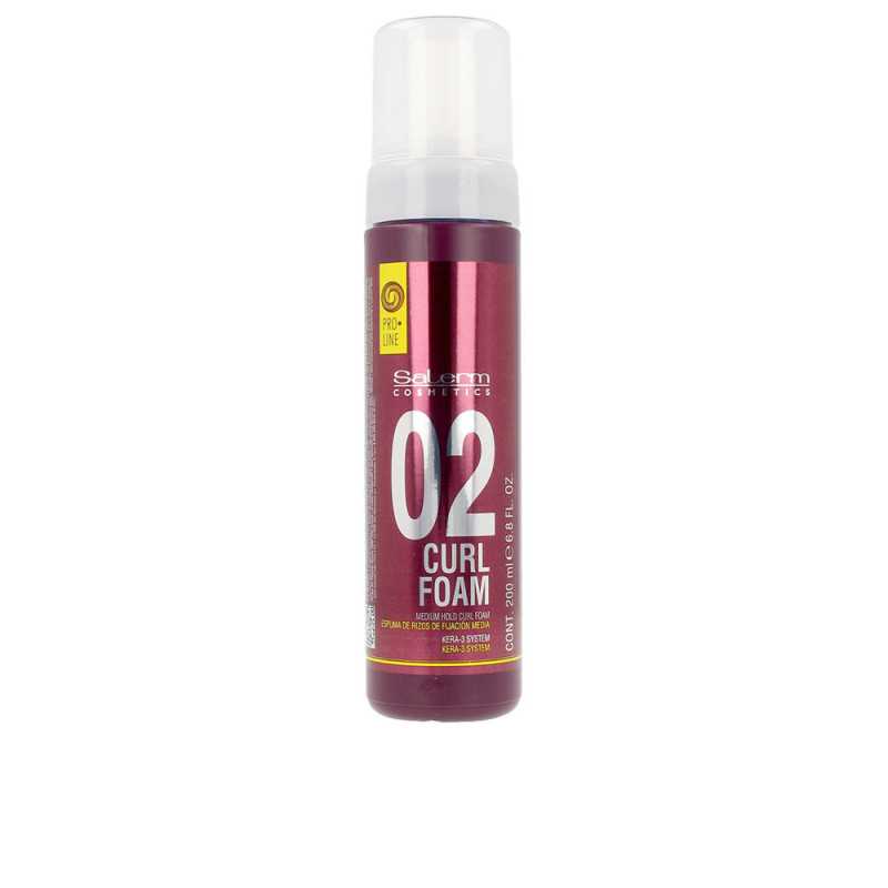 CURL MOUSSE 04 espuma de rizos fijación media 200 ml by SALERM for Unisex CURL MOUSSE 04 espuma de rizos fijación media 200 ml by SALERM for Unisex