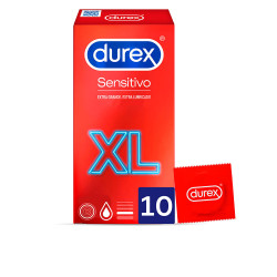 SENSITIVO SUAVE XL preservativos 10 u by DUREX for Man