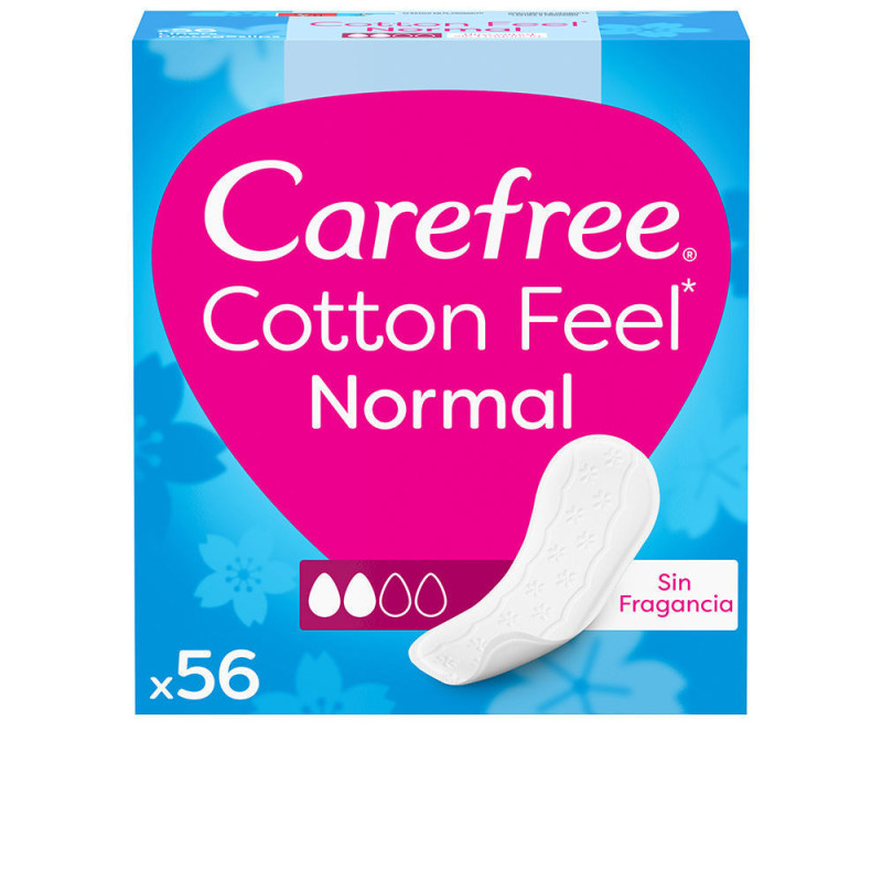 CAREFREE COTTON protector sin fragancia 56 u by CAREFREE for Woman