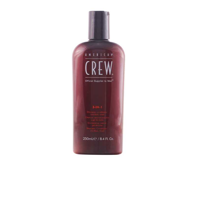 CREW 3 IN 1 shampoo, conditioner & body wash 250 ml by AMERICAN CREW for Unisex