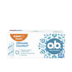 O.B. PROCOMFORT SUPER tampón 32 u by O.B. for Woman