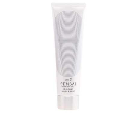 SILKY PURIFYING mud soap (wash & mask) 125 ml by SENSAI for Unisex
