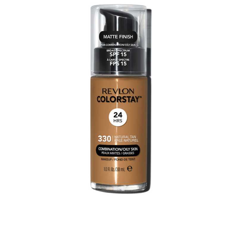 COLORSTAY foundation combination oily skin 330 natural tan 30 ml by REVLON MASS MARKET for Unisex COLORSTAY foundation combination oily skin 330 natural tan 30 ml by REVLON MASS MARKET for Unisex