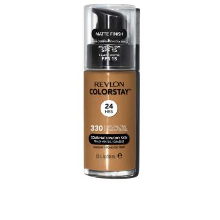 COLORSTAY foundation combination oily skin 330 natural tan 30 ml by REVLON MASS MARKET for Unisex