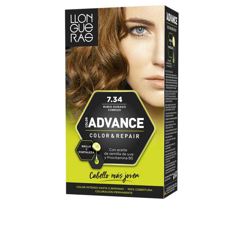 COLOR ADVANCE 734 rubio dorado cobrizo 1 u by LLONGUERAS for Unisex COLOR ADVANCE 734 rubio dorado cobrizo 1 u by LLONGUERAS for Unisex