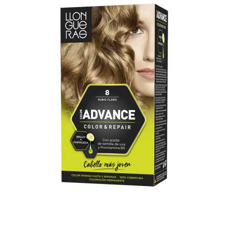 COLOR ADVANCE 8 rubio claro 1 u by LLONGUERAS for Unisex