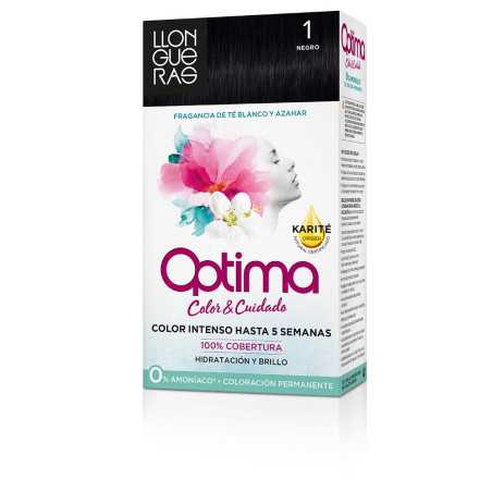 OPTIMA hair colour 1 black 1 u by LLONGUERAS for Unisex